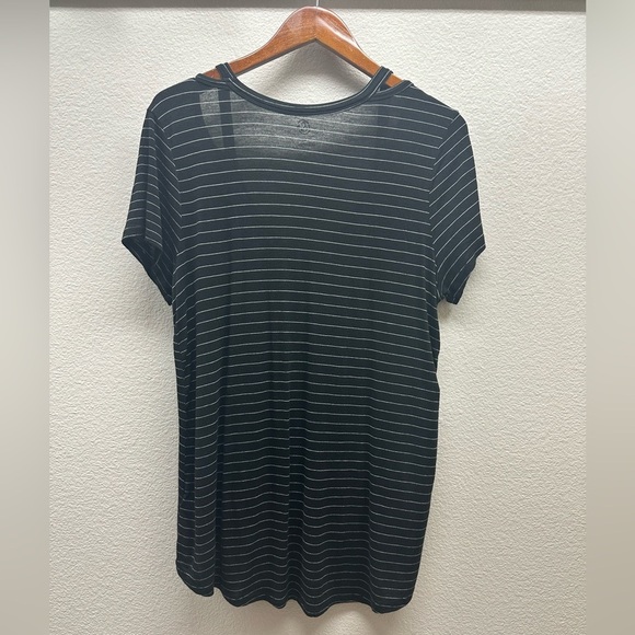 Treasure & Bond Black Striped Women's Top - Picture 2 of 2